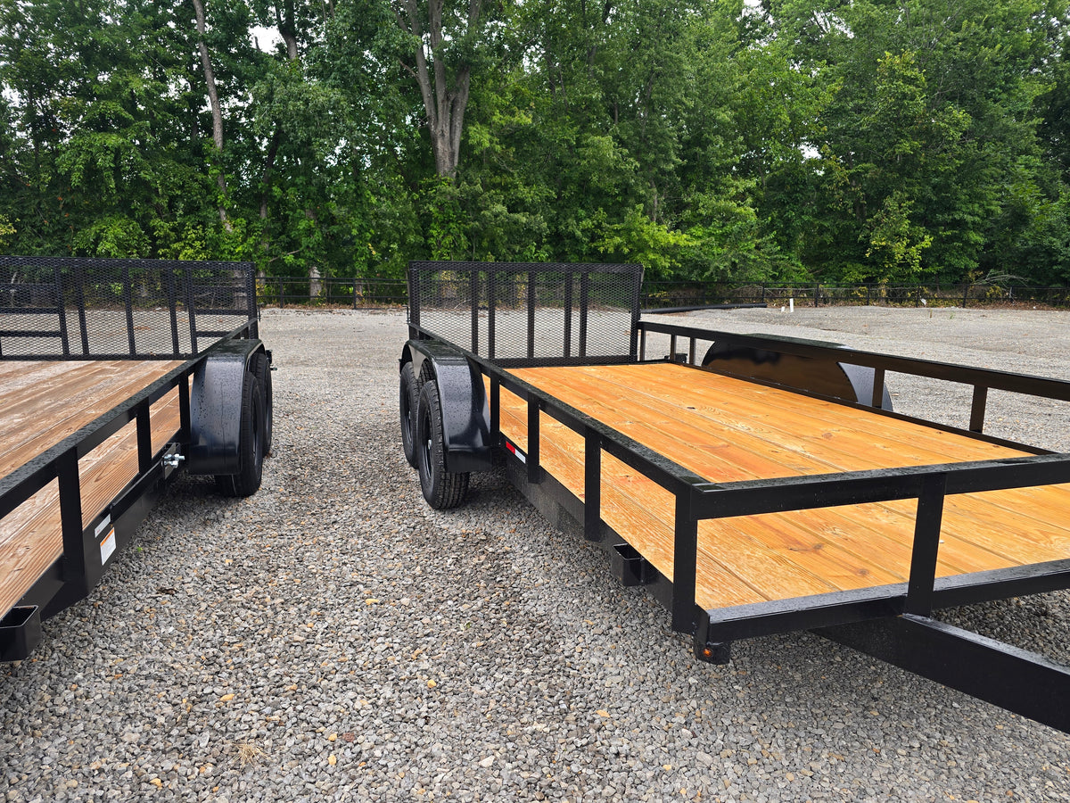 NEW L&O 61016 - 16FT UTILITY TRAILER WITH GATE