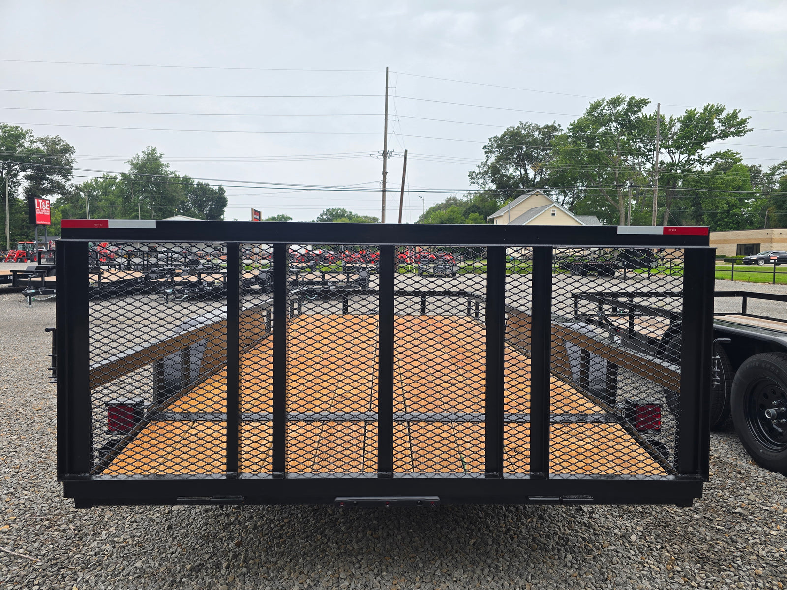 NEW L&O 61016 - 16FT UTILITY TRAILER WITH GATE
