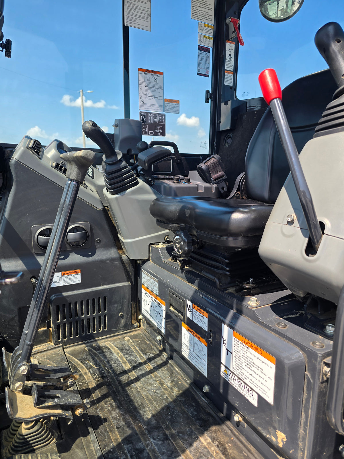 USED 2023 YANMAR SV40 CAB WITH BUCKET AND THUMB #6169932