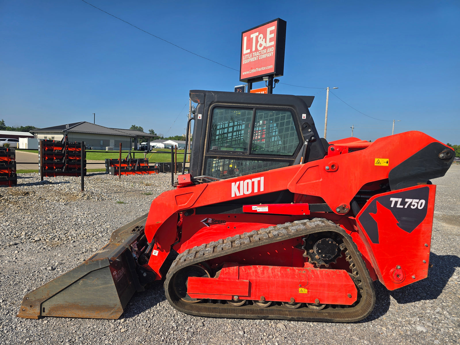 USED 2023 KIOTI TL750 TRACKLOADER - FULL CAB #6168525