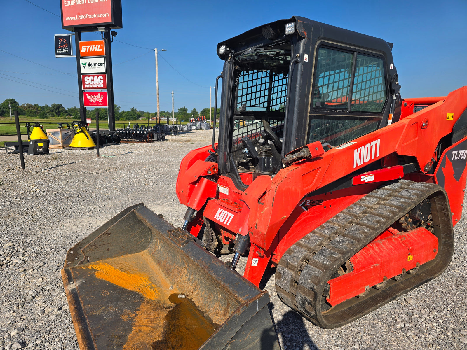 USED 2023 KIOTI TL750 TRACKLOADER - FULL CAB #6168525