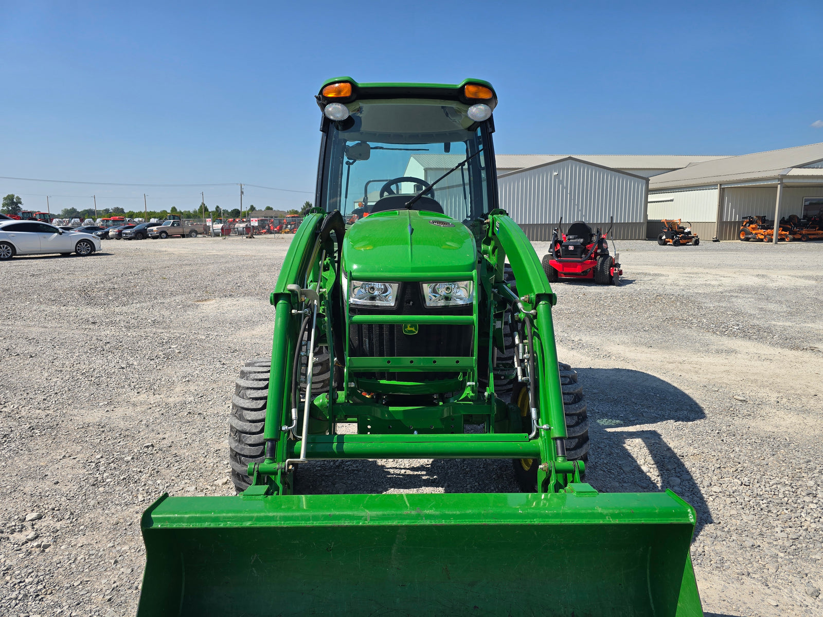 USED 2016 JOHN DEERE 3039R CAB WITH LOADER #7299813