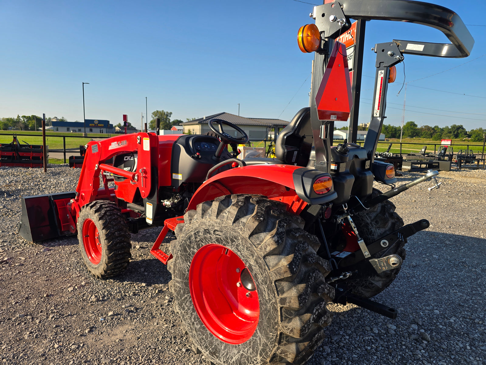 USED 2024 KIOTI CK2620HST WITH LOADER - ONLY 55 HOURS - #6169542 - $18,600