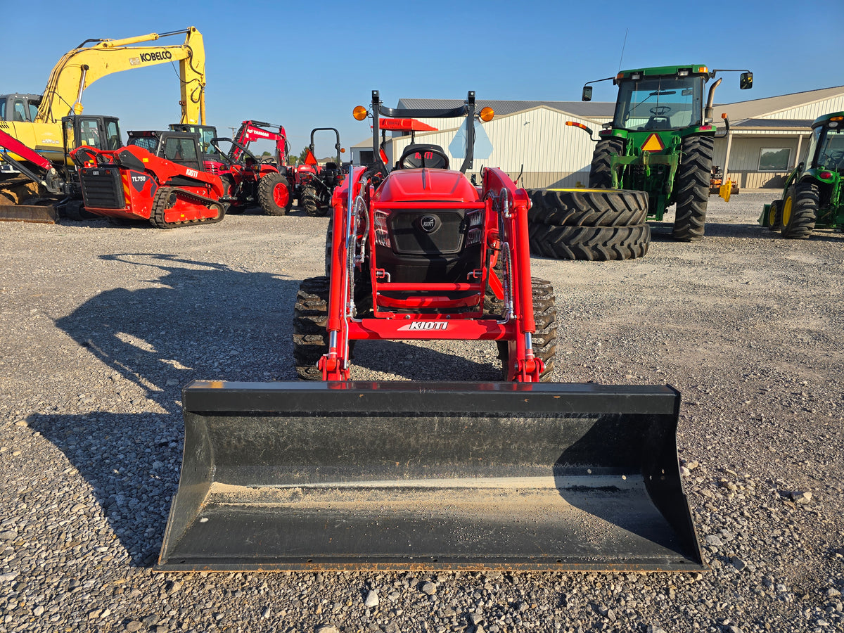 USED 2024 KIOTI CK2620HST WITH LOADER - ONLY 55 HOURS - #6169542 - $18,600