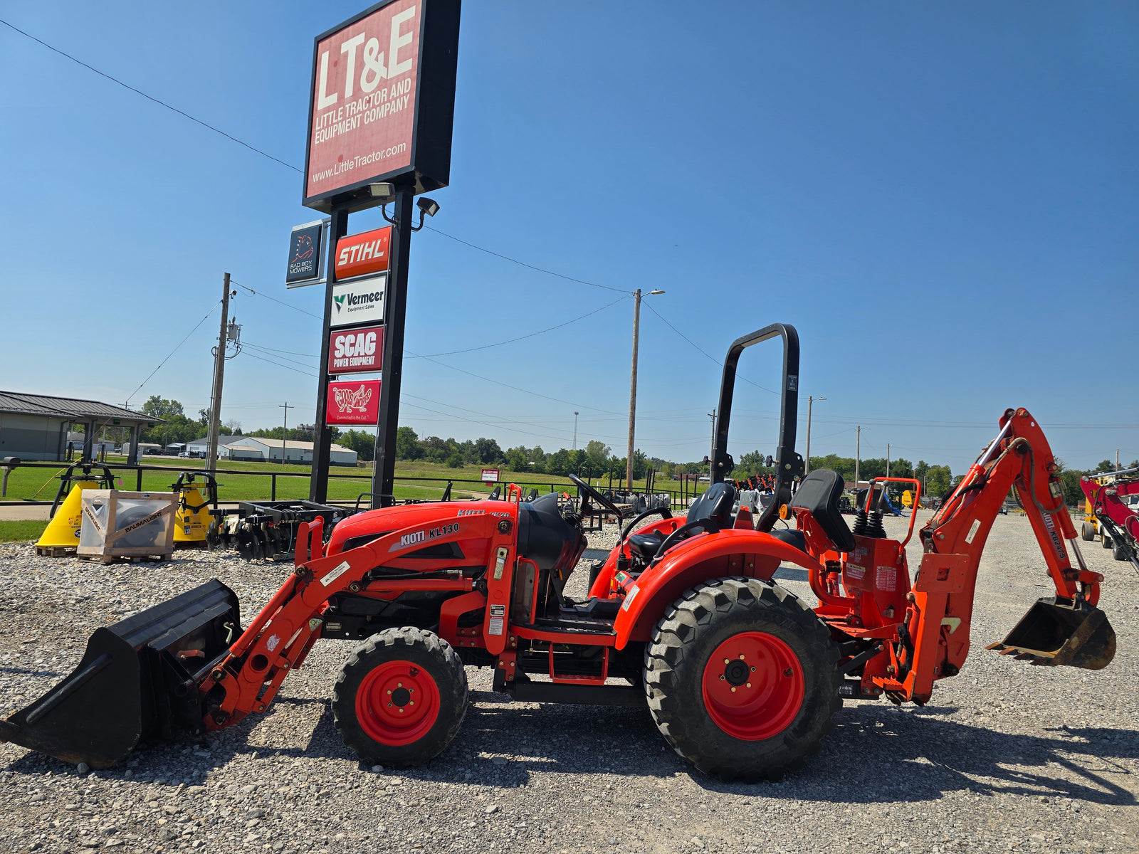 USED 2010 KIOTI CK30 - TRACTOR - LOADER - BACKHOE - #6169754 - $17,800