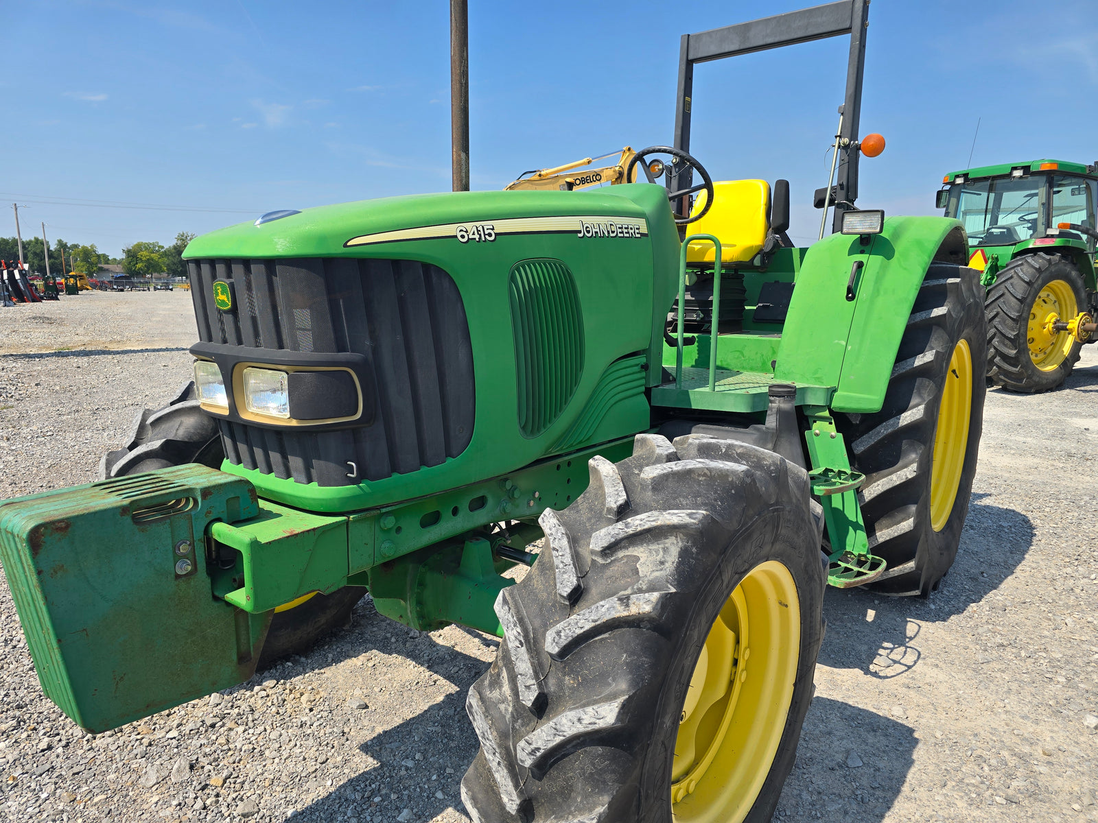 USED 2007 JOHN DEERE 6415 OPEN STATION TRACTOR