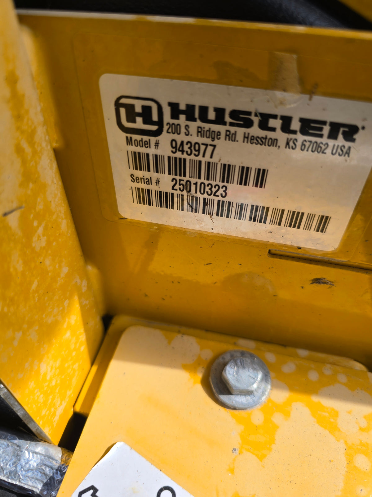 2025 HUSTLER HYPERDRIVE - 38.5HP KAW - #6106059 $11,900