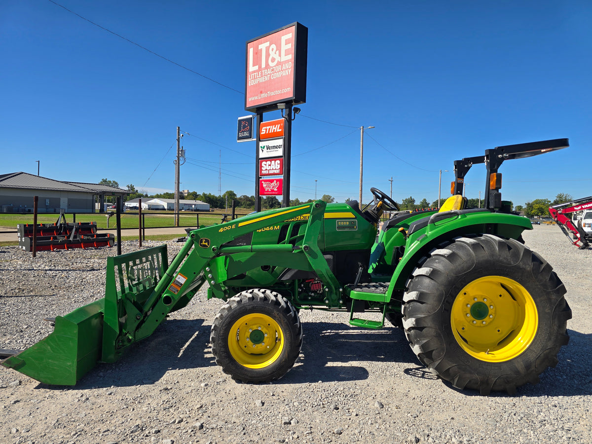 USED JOHN DEERE 4044M - LOADER, BUCKET &amp; PALLET FORKS #7299822  - $28,500
