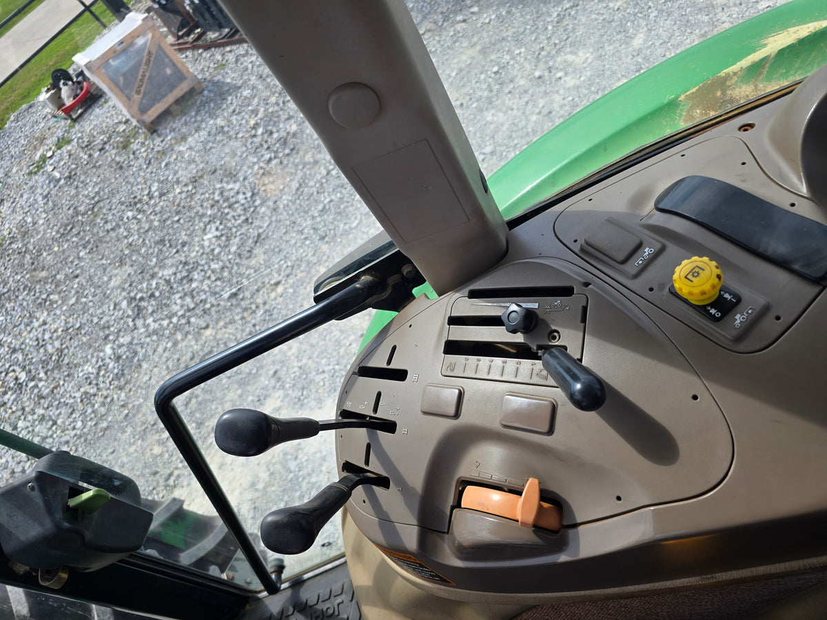 USED 2014 JOHN DEERE 6115D CAB TRACTOR - $32500