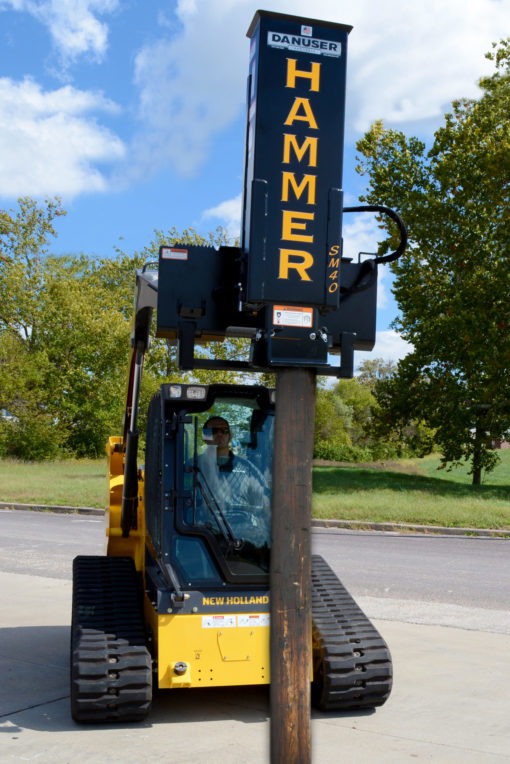 Beaver Valley Danuser SM40 Hammer Post Driver