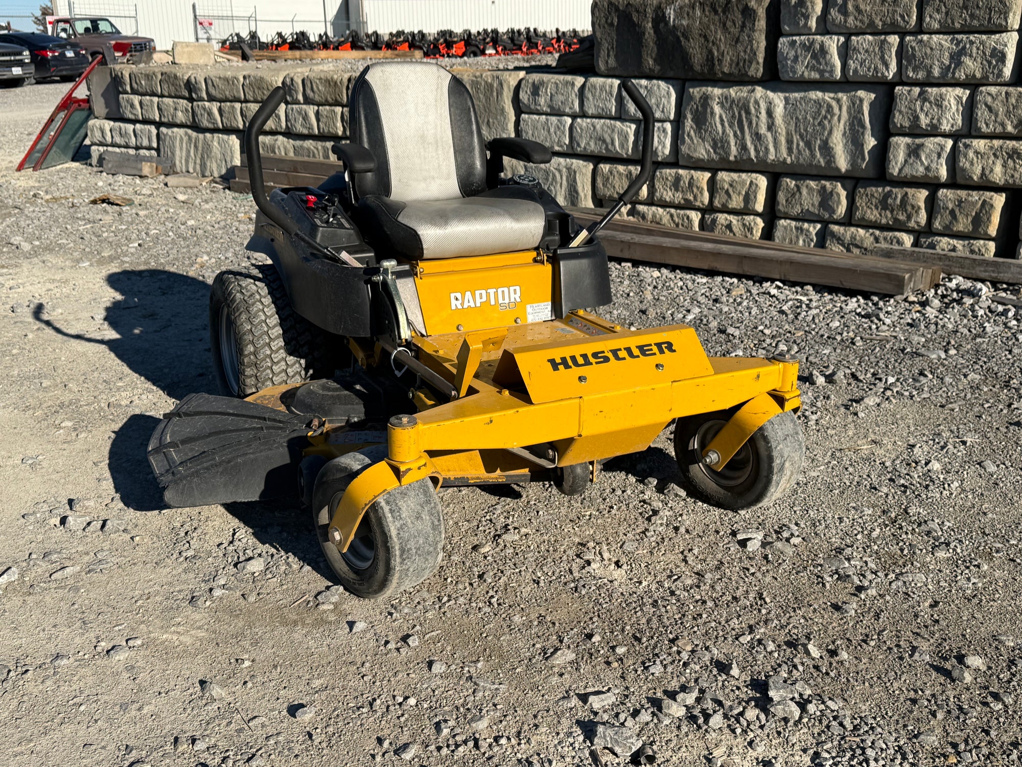 USED 2017 HUSTLER RAPTOR SD -54" CUT #6166545-0116-0210