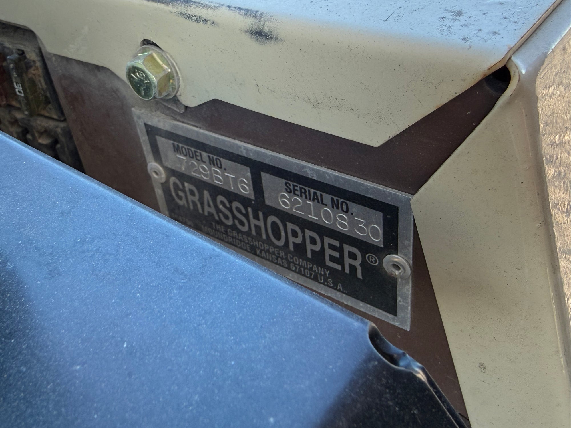 USED 2012 GRASSHOPPER 729B-61" CUT #4166541 0116-0210