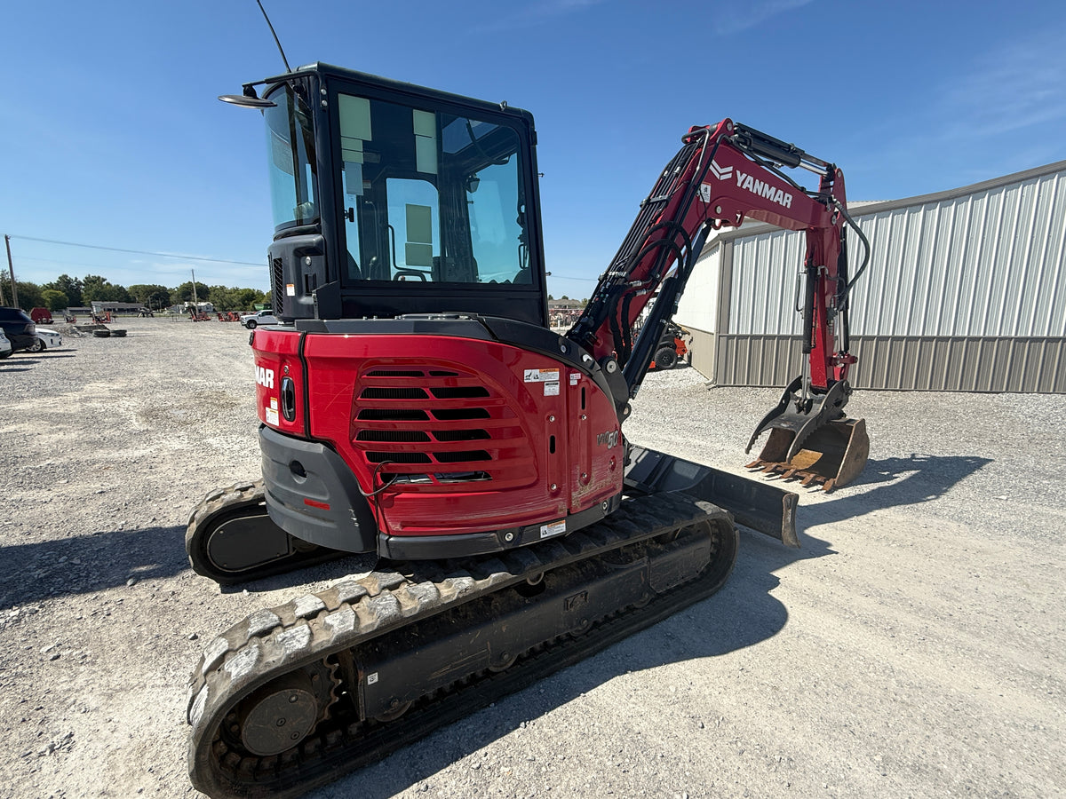 USED 2023 YANMAR VIO-50 CAB WITH BUCKET AND THUMB - #6169922 - $66,000