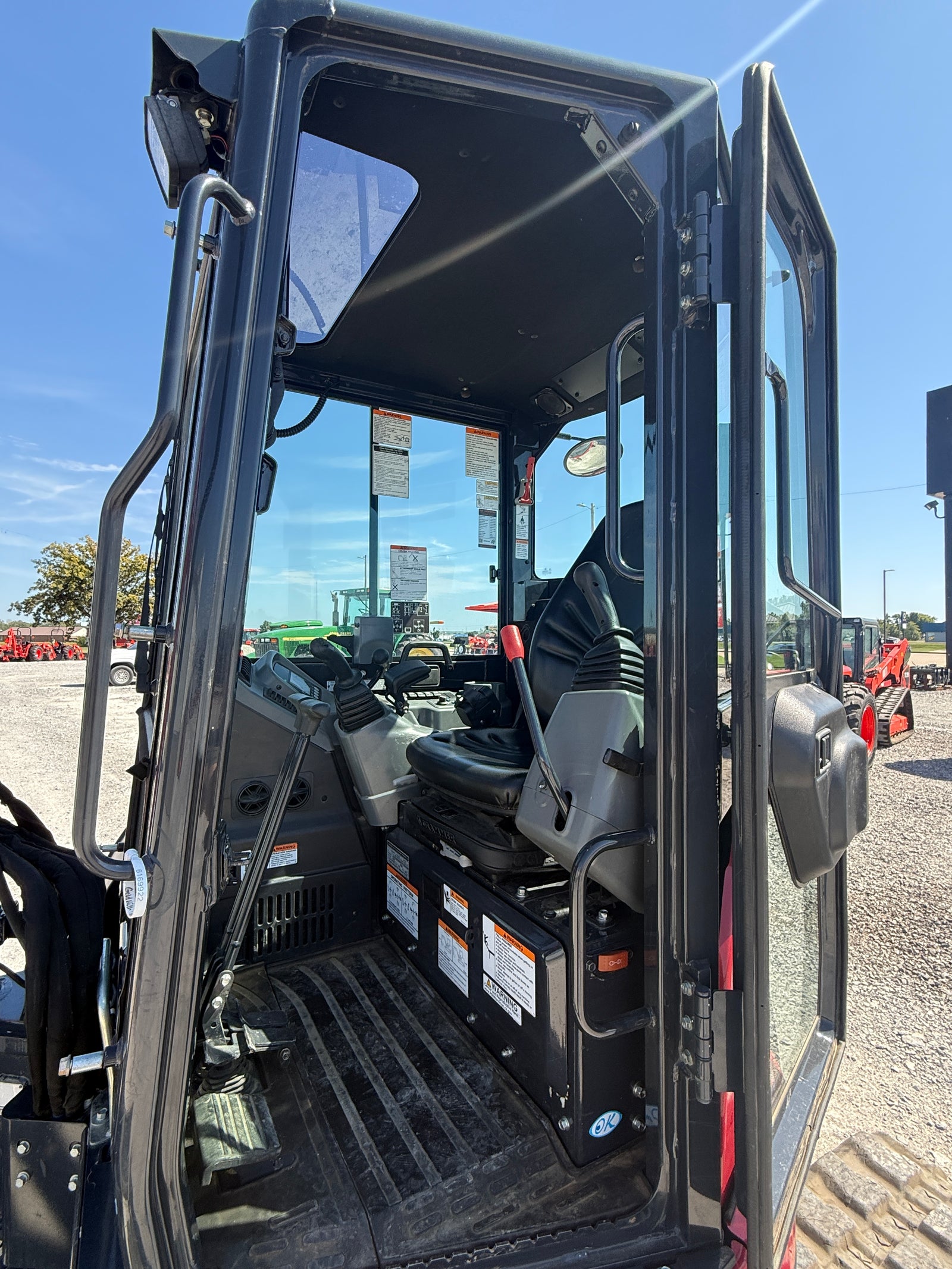 USED 2023 YANMAR VIO-50 CAB WITH BUCKET AND THUMB - #6169922 - $66,000