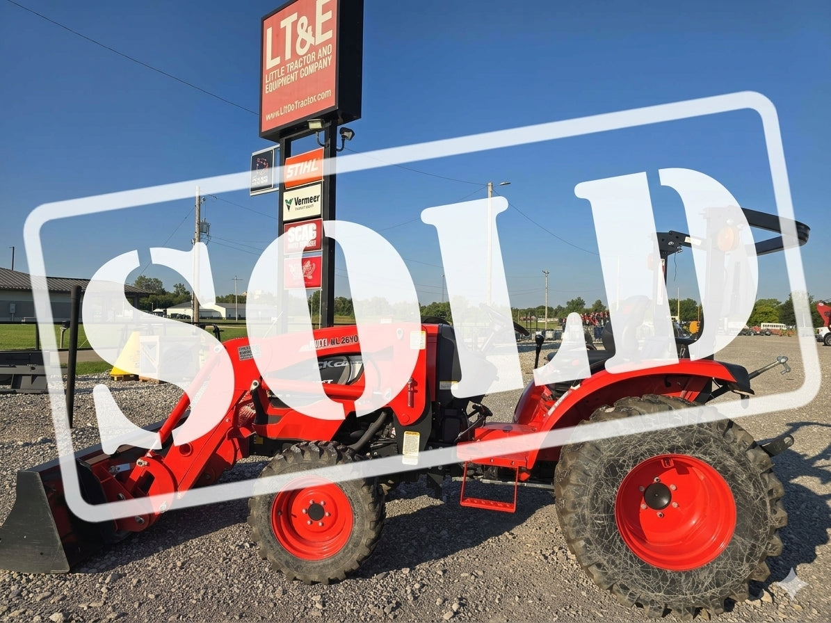 SOLD! SOLD! SOLD! - USED 2024 KIOTI CK2620HST WITH LOADER - ONLY 55 HOURS - #6169542 - $18,600