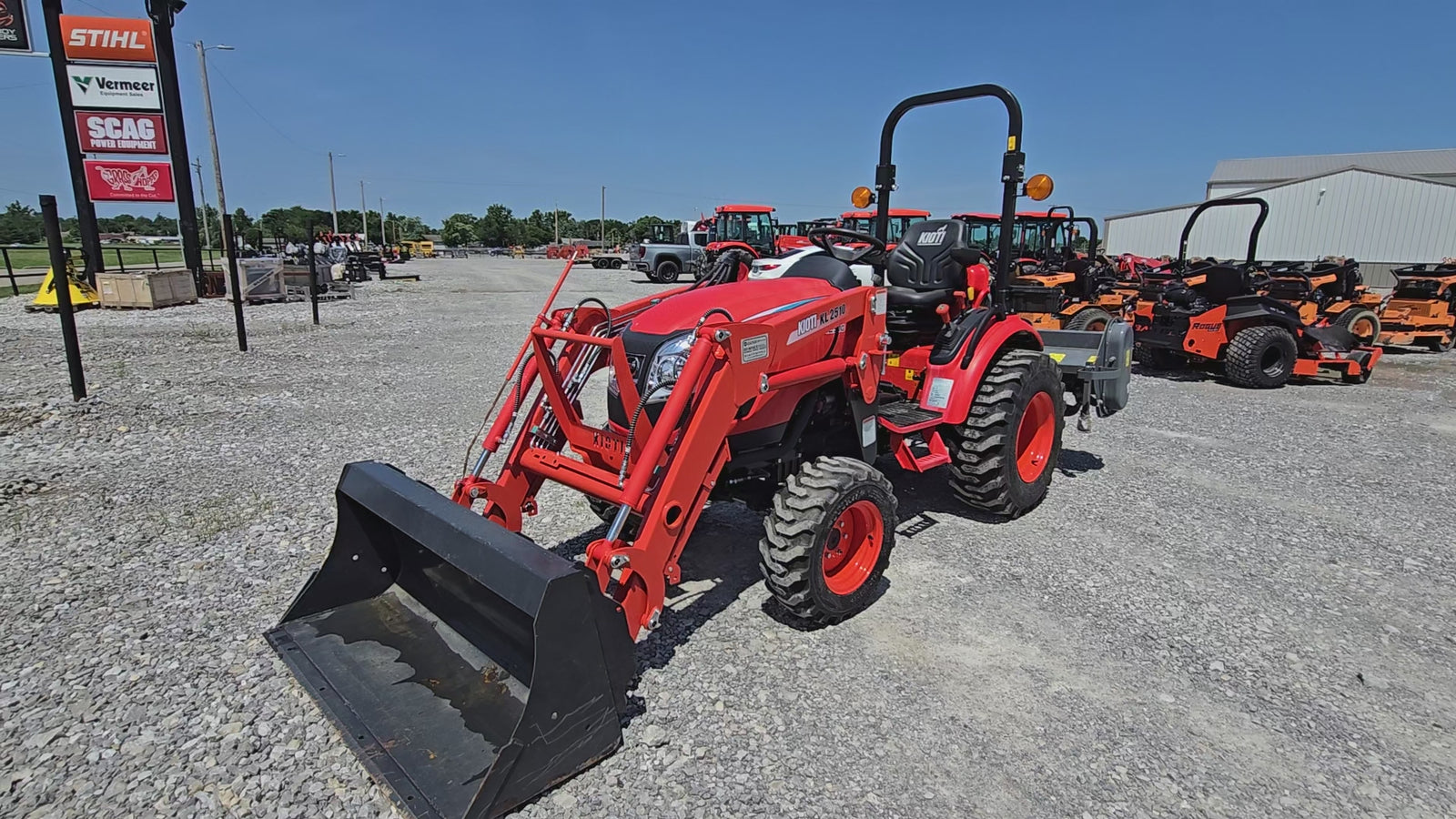 2021 KIOTI CX2510 - GEAR DRIVE - 4FT TILLER INCLUDED IN PRICE - #6106447